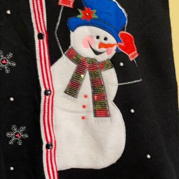 Women’s vintage snowman vest - Picture 2 of 4